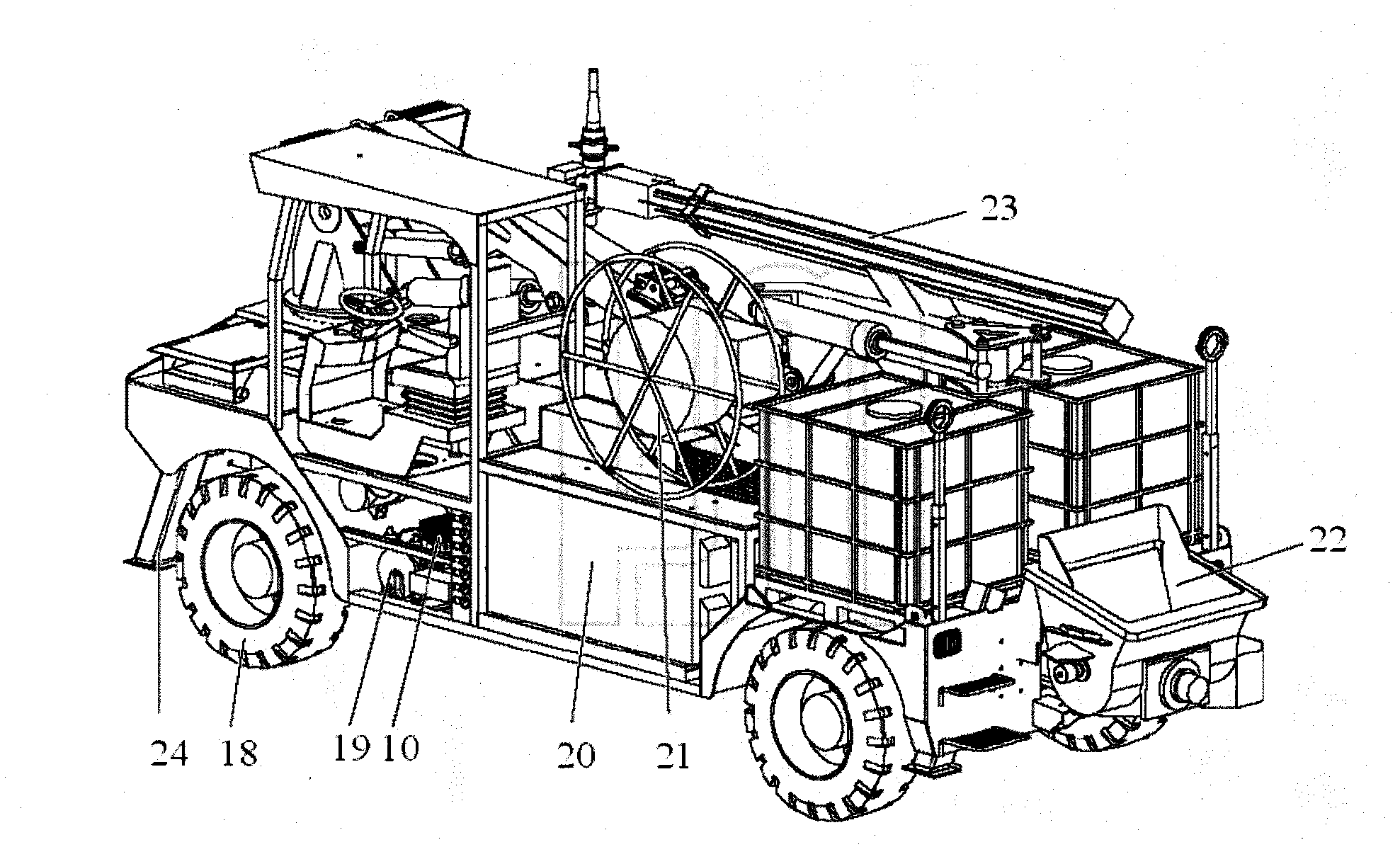 Control system and self-travelling type construction machinery with same