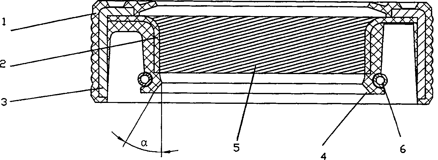 Axle sealing oil-seal and seal lip material thereof