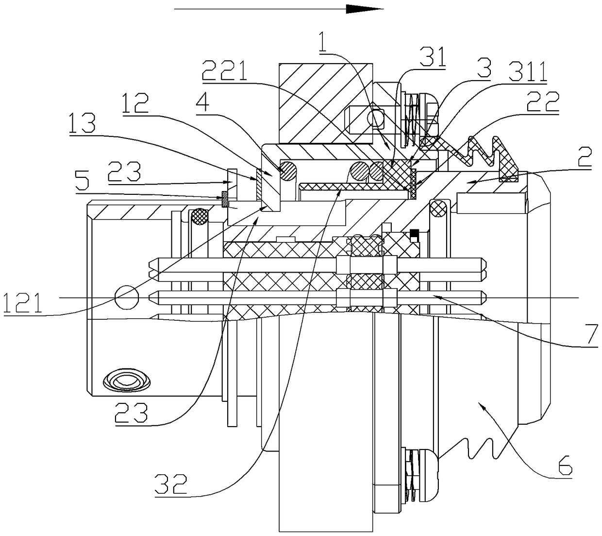 Floating connector and connector assembly using the same