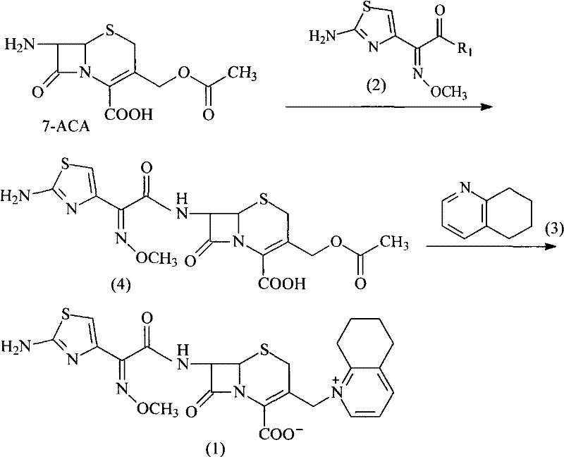 Synthetic method of cefquinome sulfate