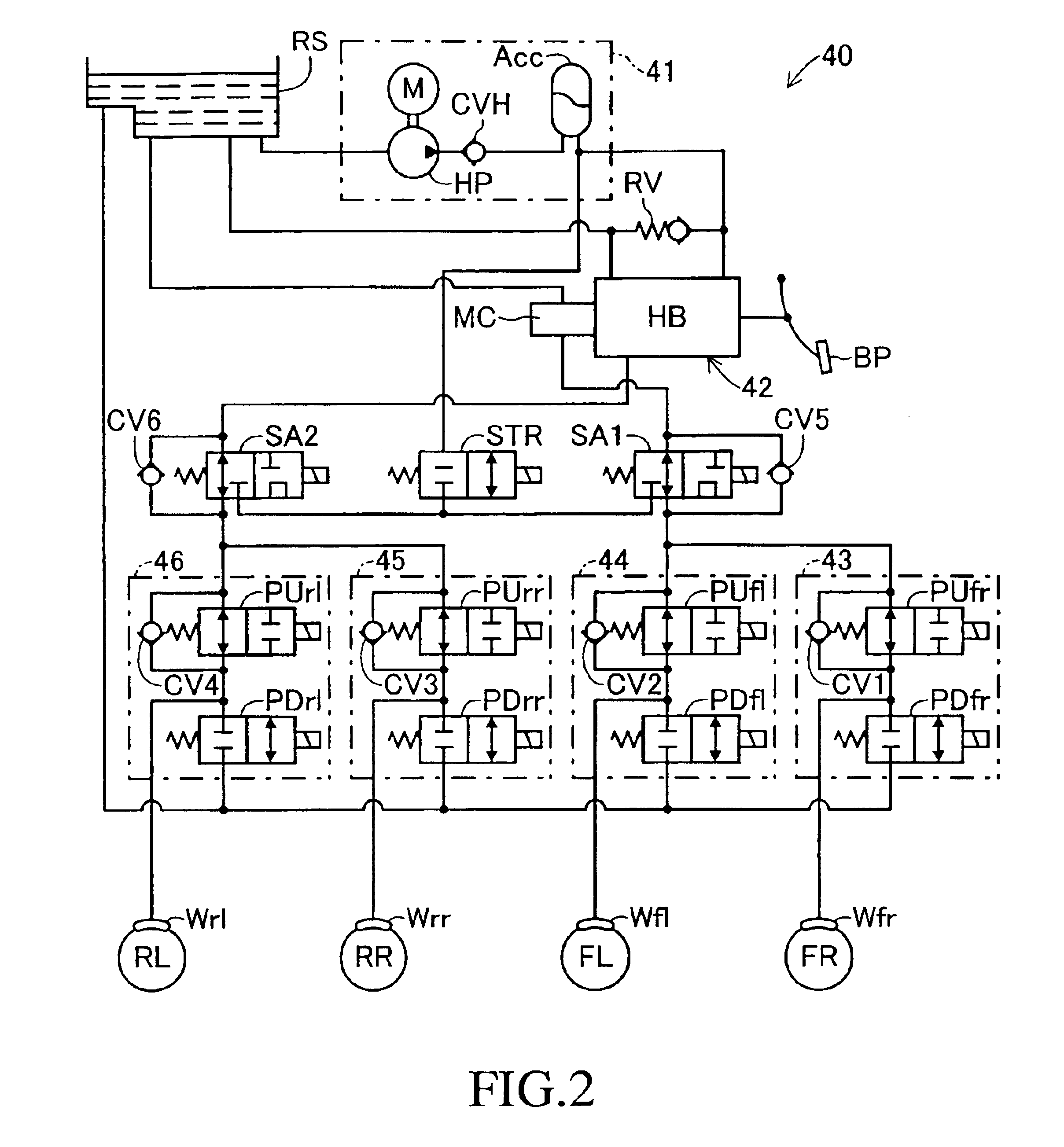 Motion control device of vehicle