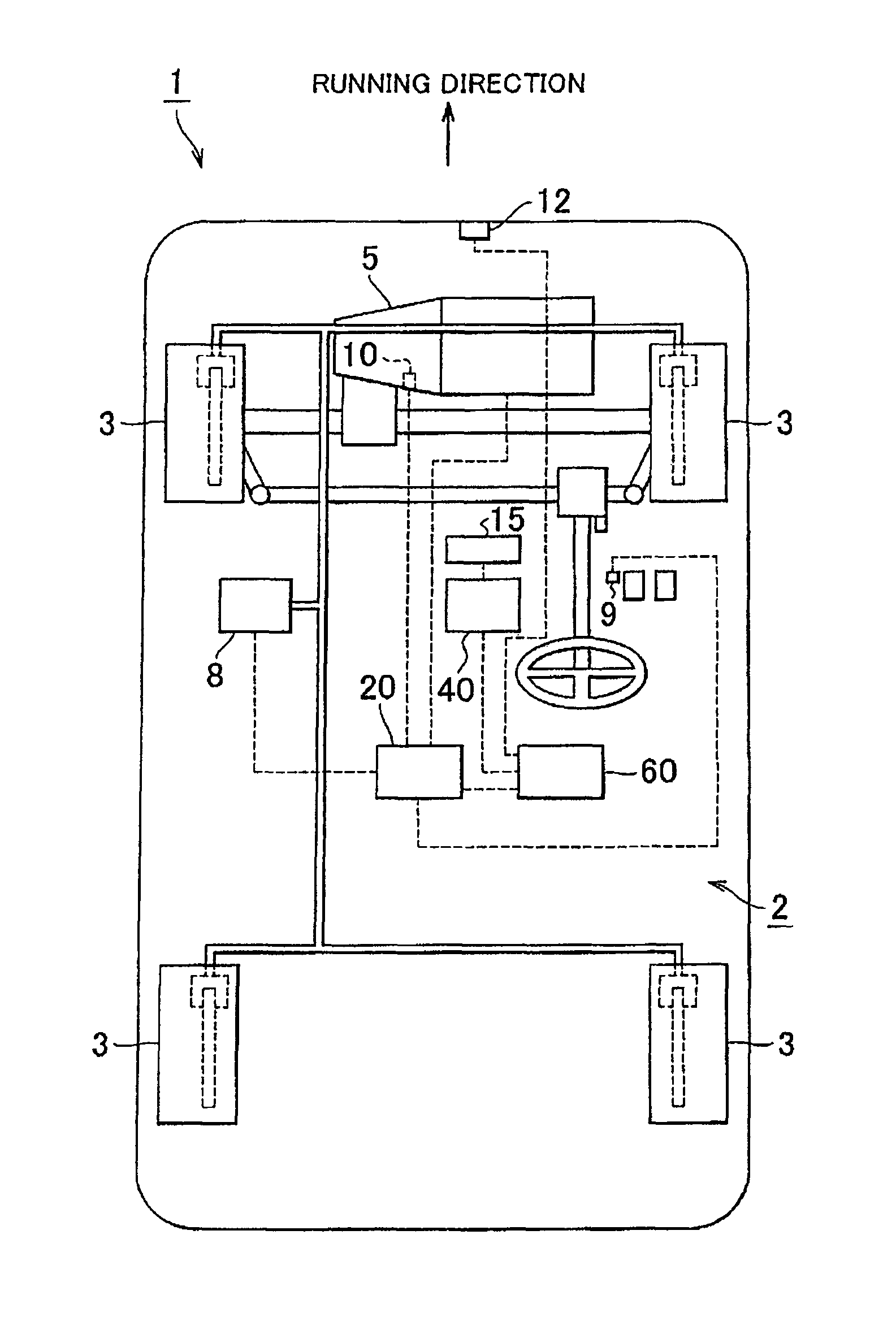 Control device and control method for vehicle