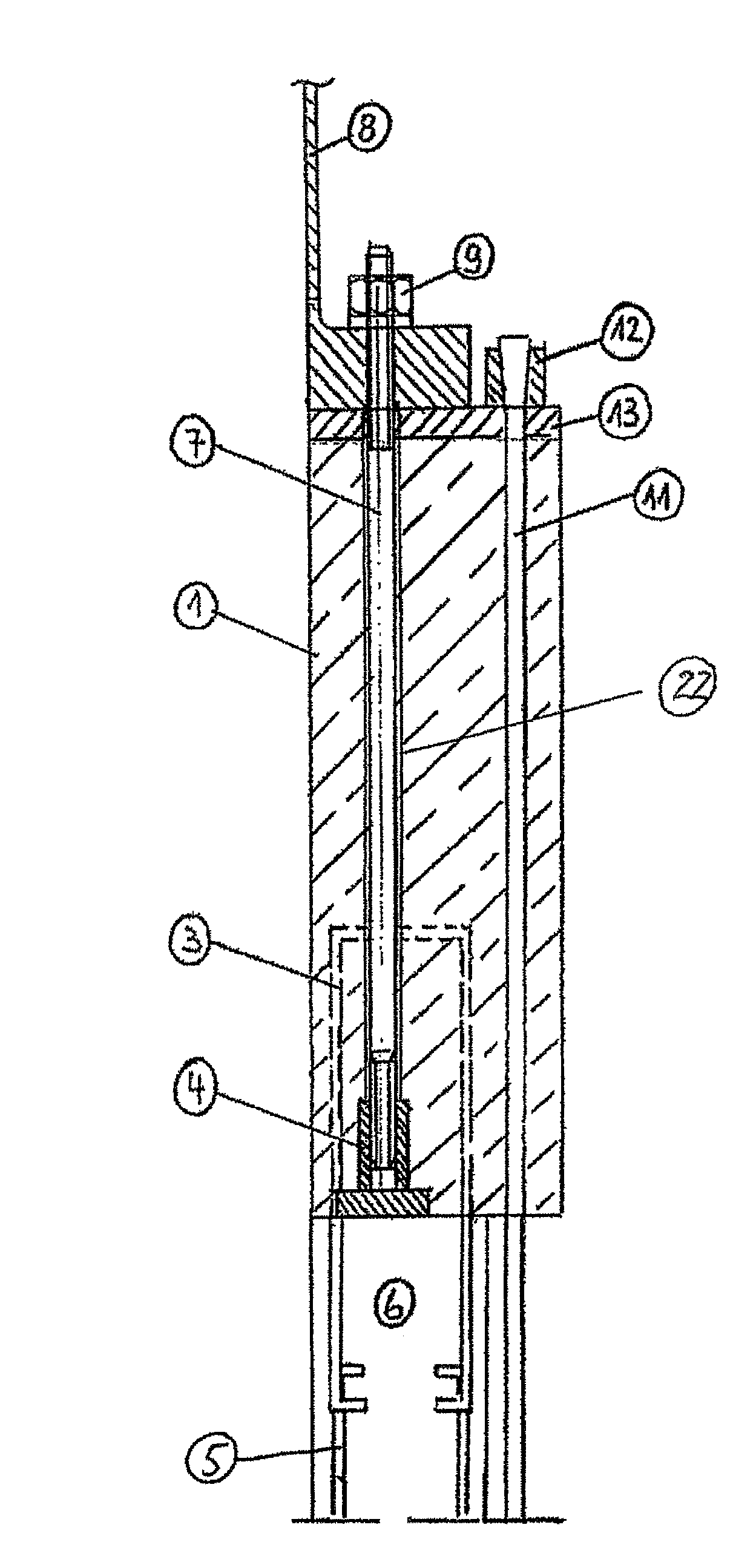 Anchoring assembly part for a tower of a wind turbine