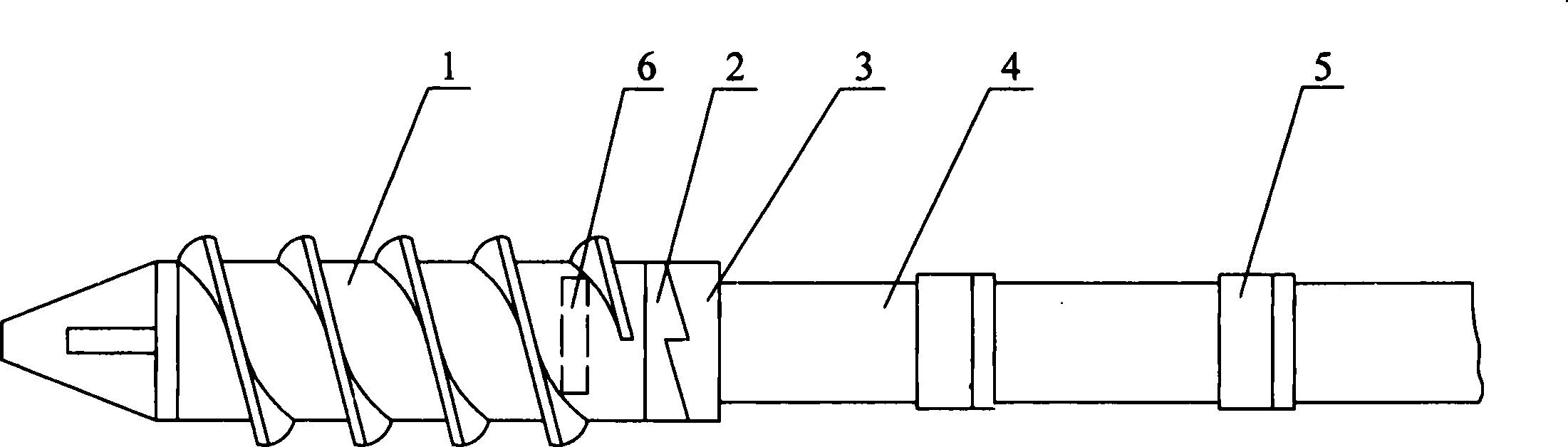 Two-purpose boring bar and hole-protecting casing soil anchor bolt boring technology