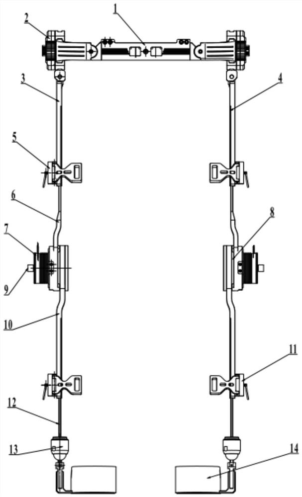 Actively and passively hybrid-driven lower limb-assisted exoskeleton robot and control method