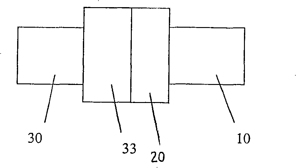 Switch composing combined flexible actuator, assembling method, and applying method on television