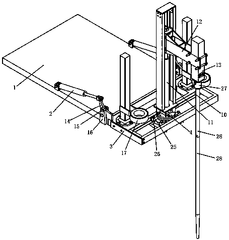 A folding hydraulic breaking device for static penetration testing equipment