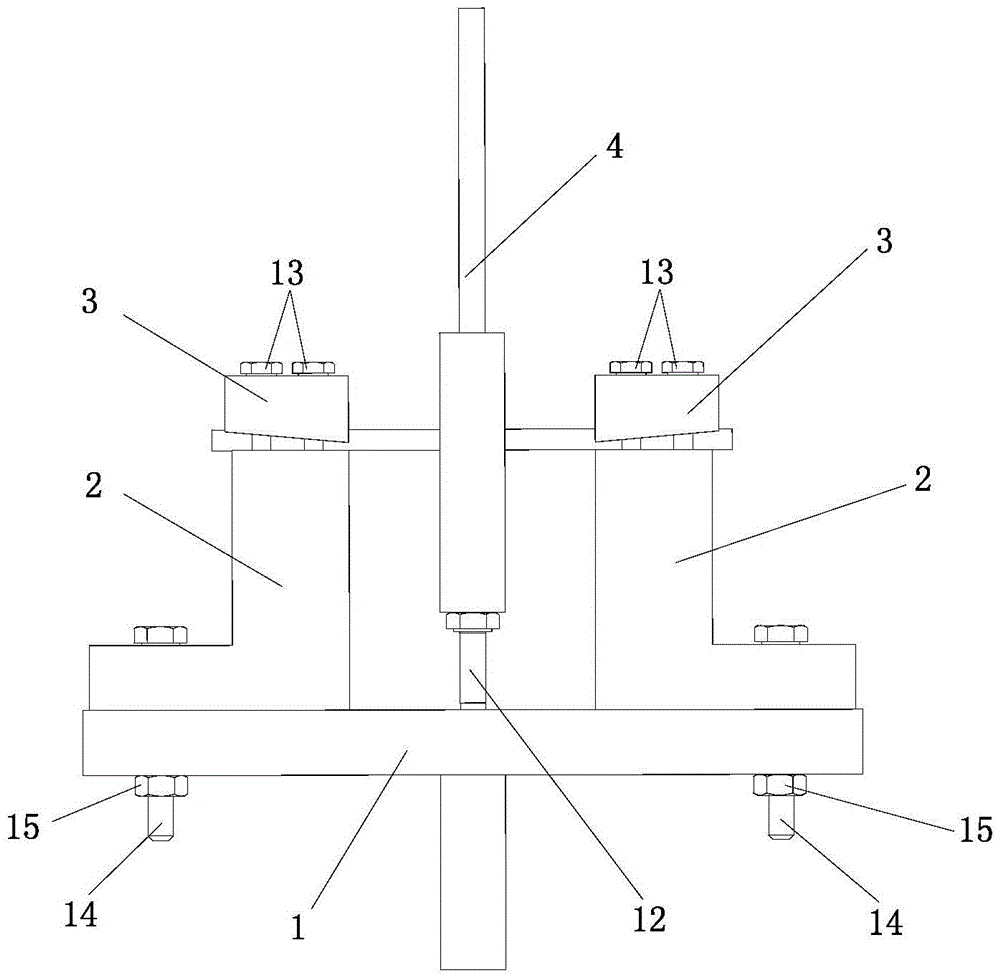 A three-point bending test device and test method for high-speed tensile testing machine