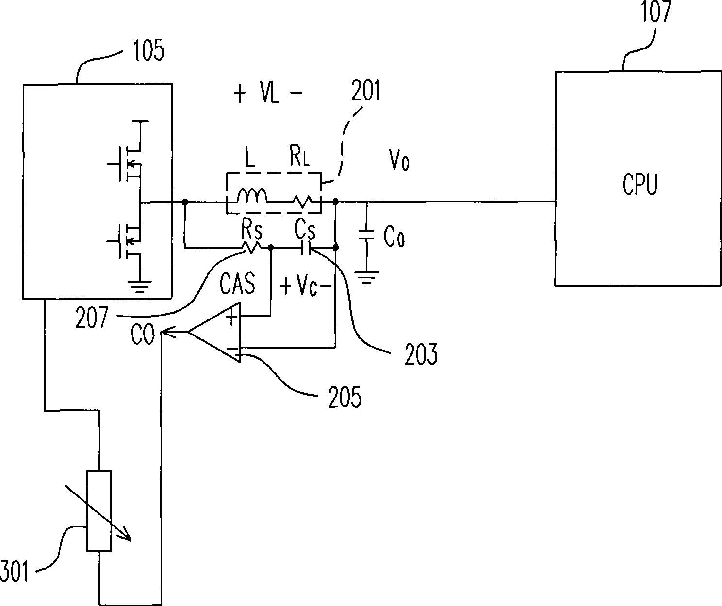 Apparatus and method for regulating working frequency of step-down conversion circuit by detection current