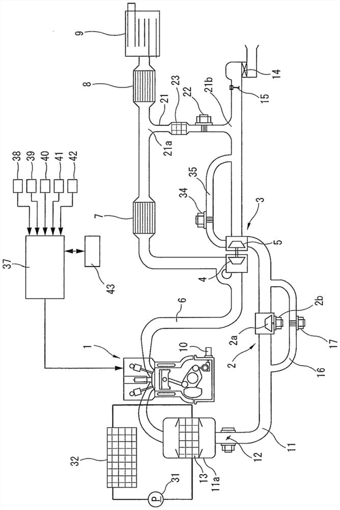 Control method and control device for vehicle internal combustion engine