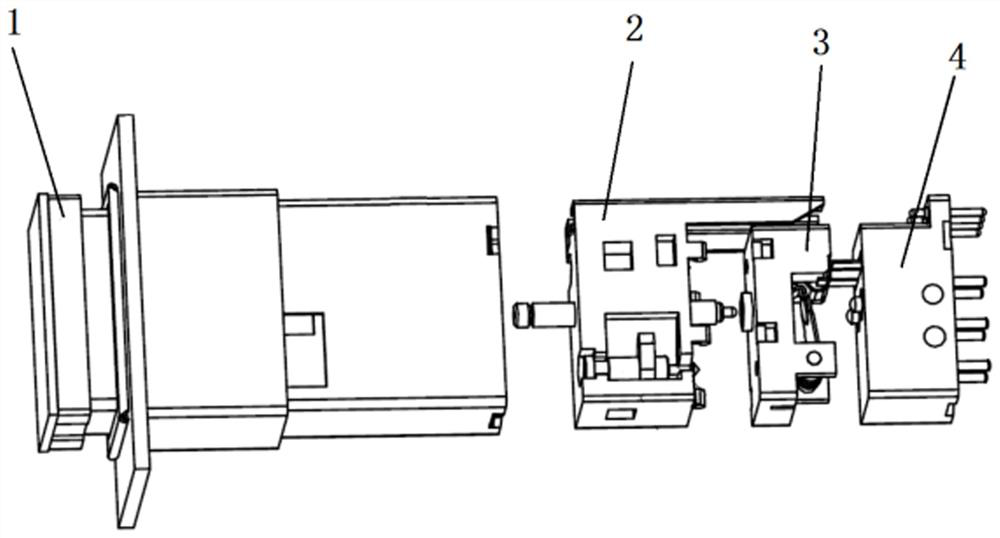 Self-resetting type signal lamp with button switch and tactile feedback