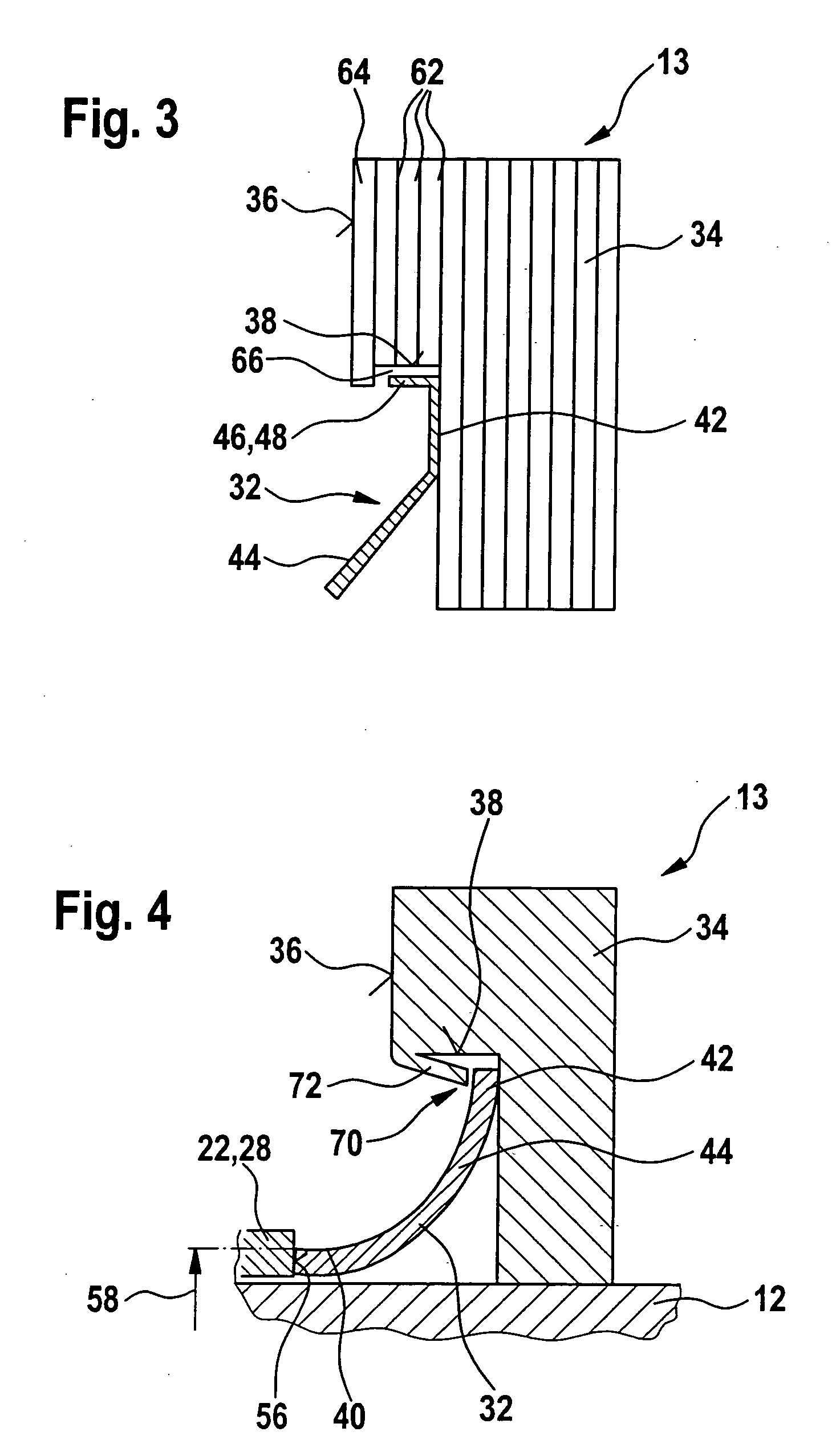 Electric Machine Comprising an Axial Spring-Loaded Element