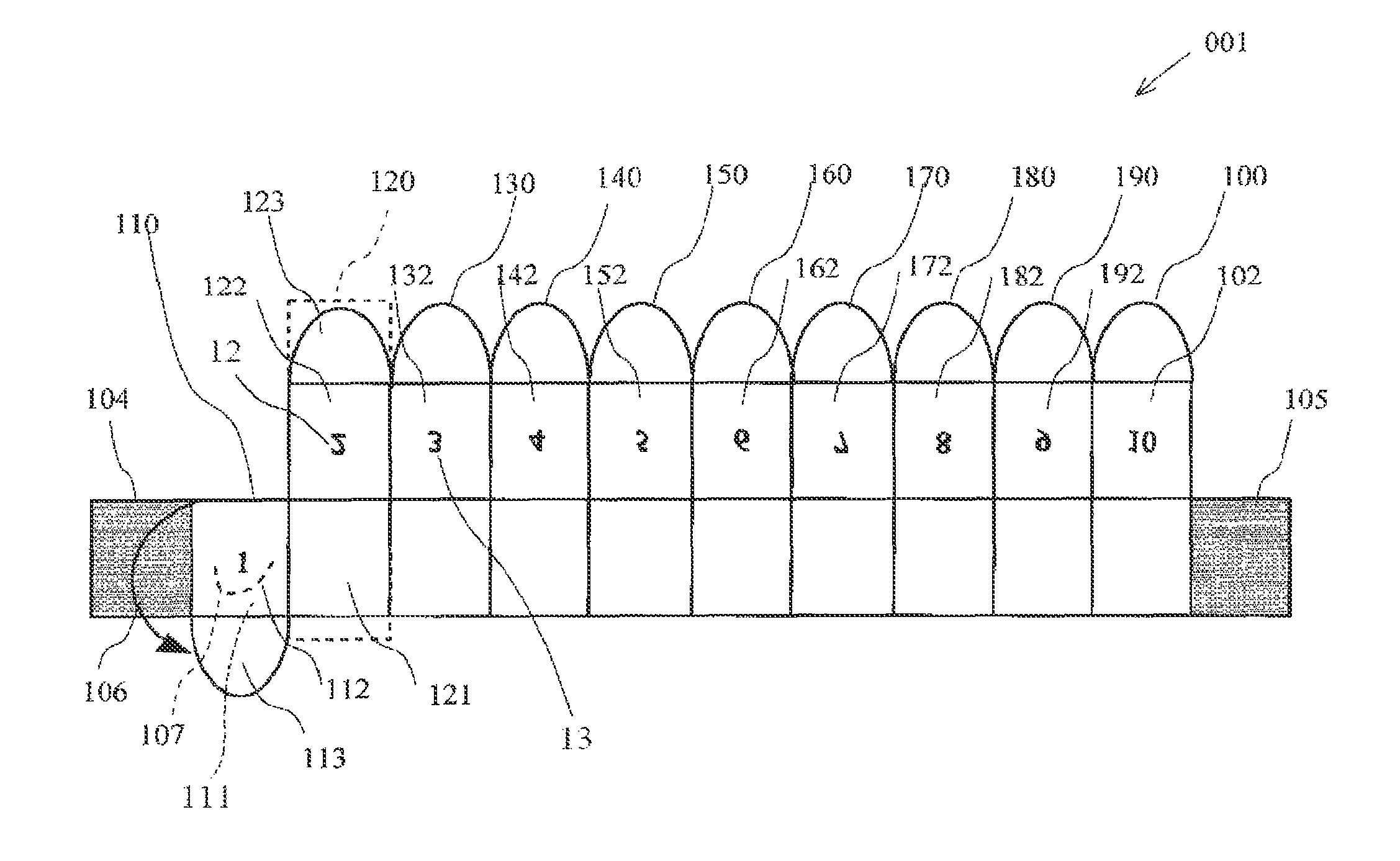 Storage receptacle for used suture needles