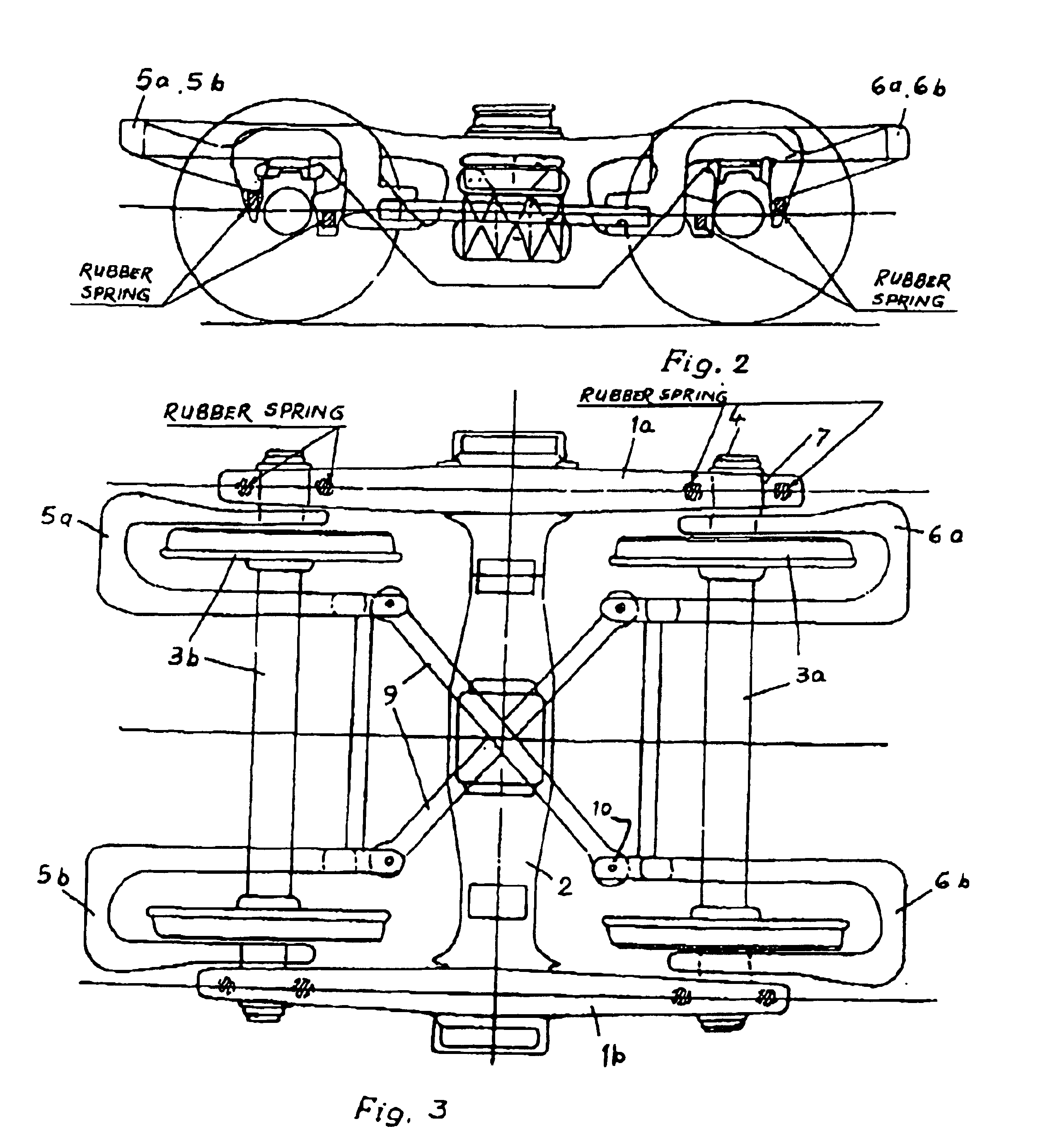 Control arm system for steering bogie wheels and axles