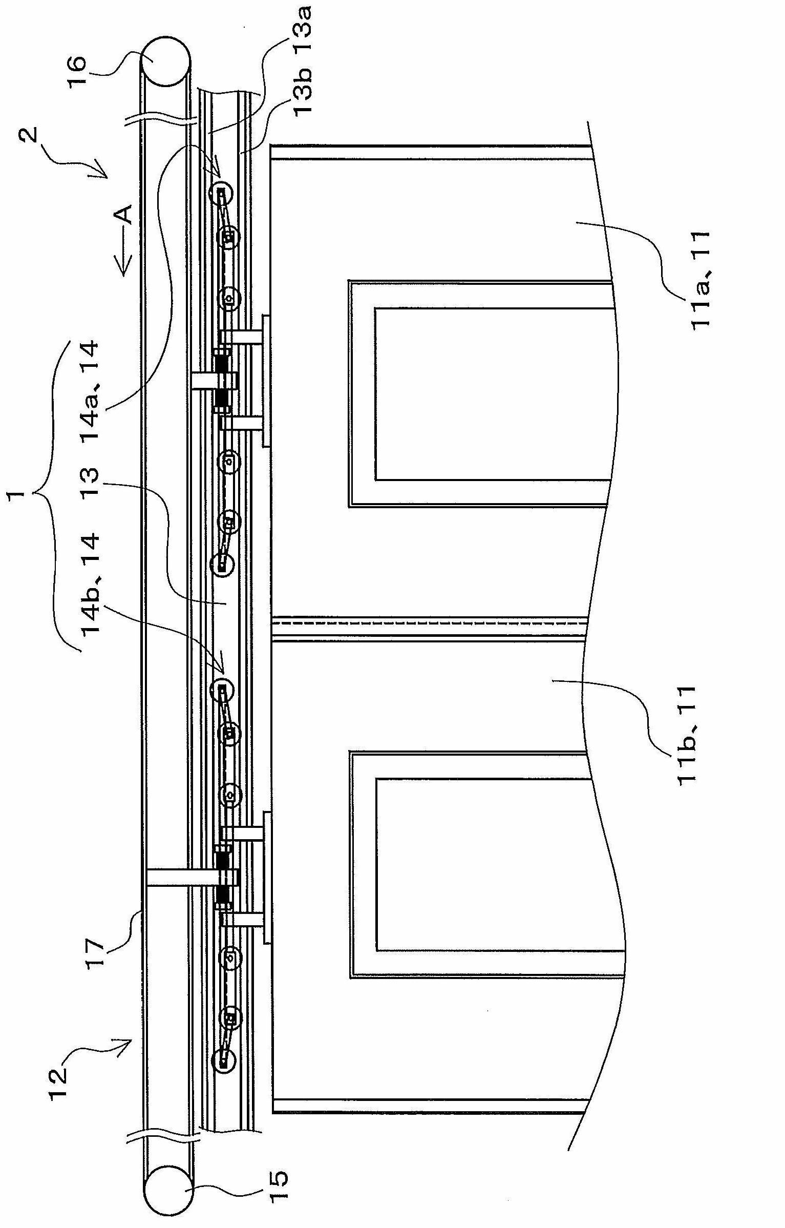 Door hanging apparatus and door apparatus provided with the same