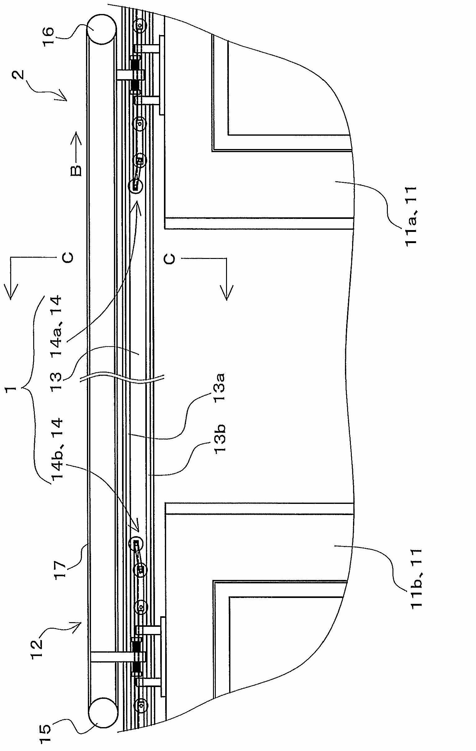 Door hanging apparatus and door apparatus provided with the same