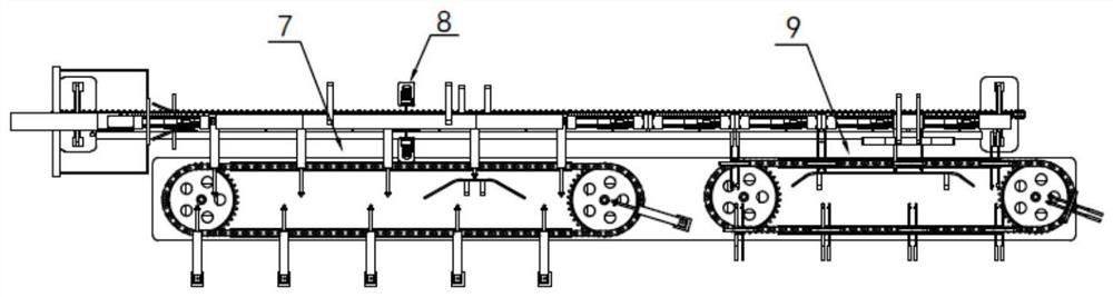 Continuous ring-pull can cutting and tabletting production line