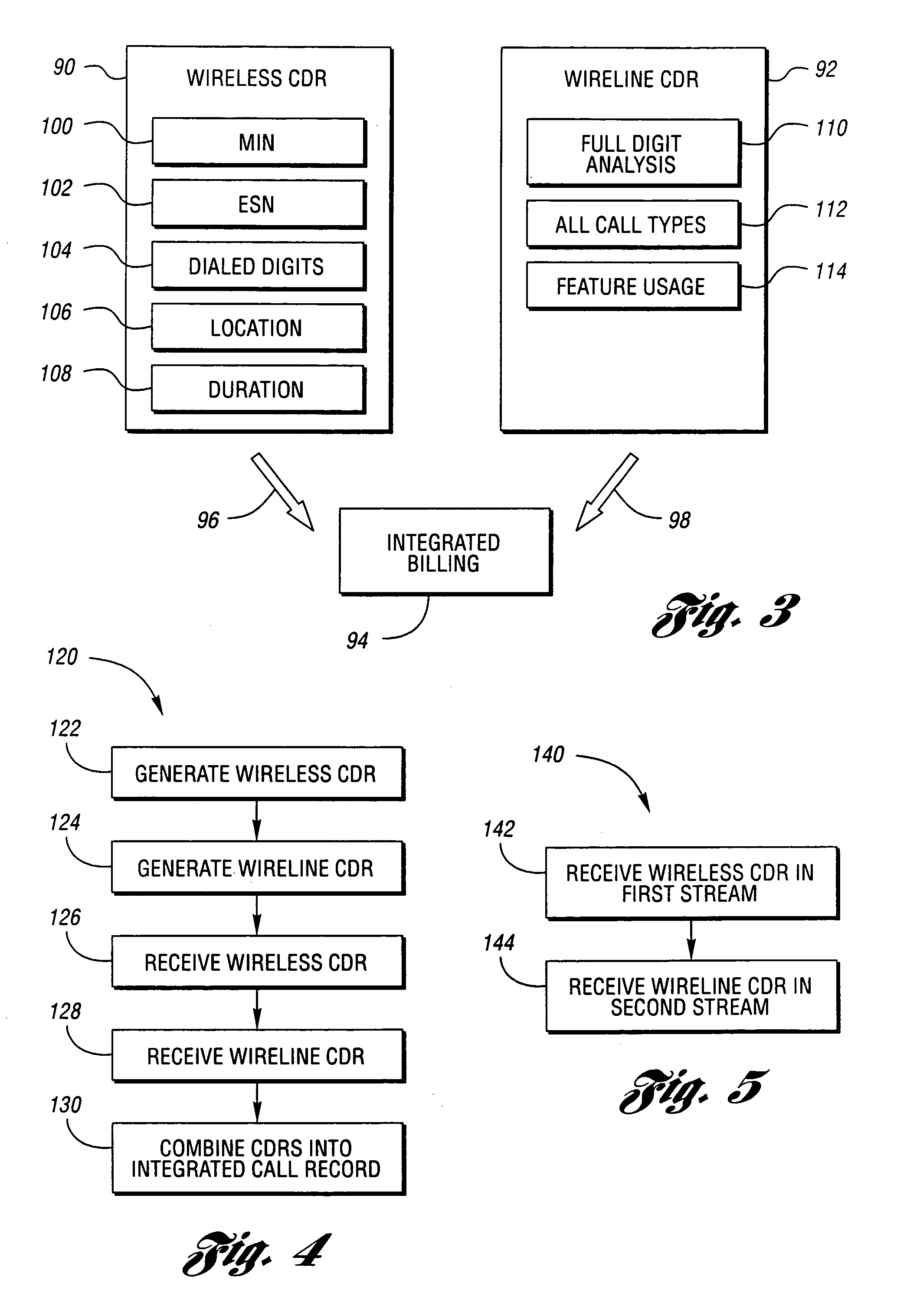 System and method for integrating call detail records for a multiple network environment