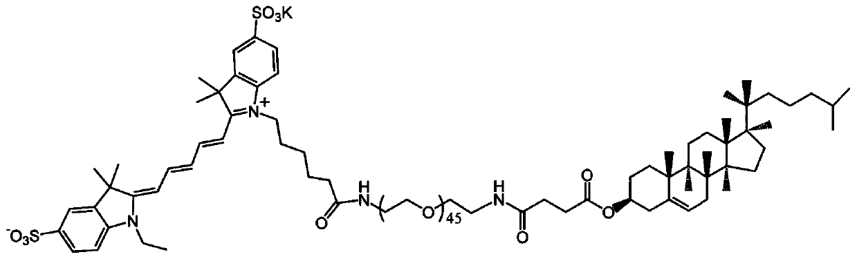 A non-cleaning cell membrane red fluorescence imaging reagent and preparation method and use thereof