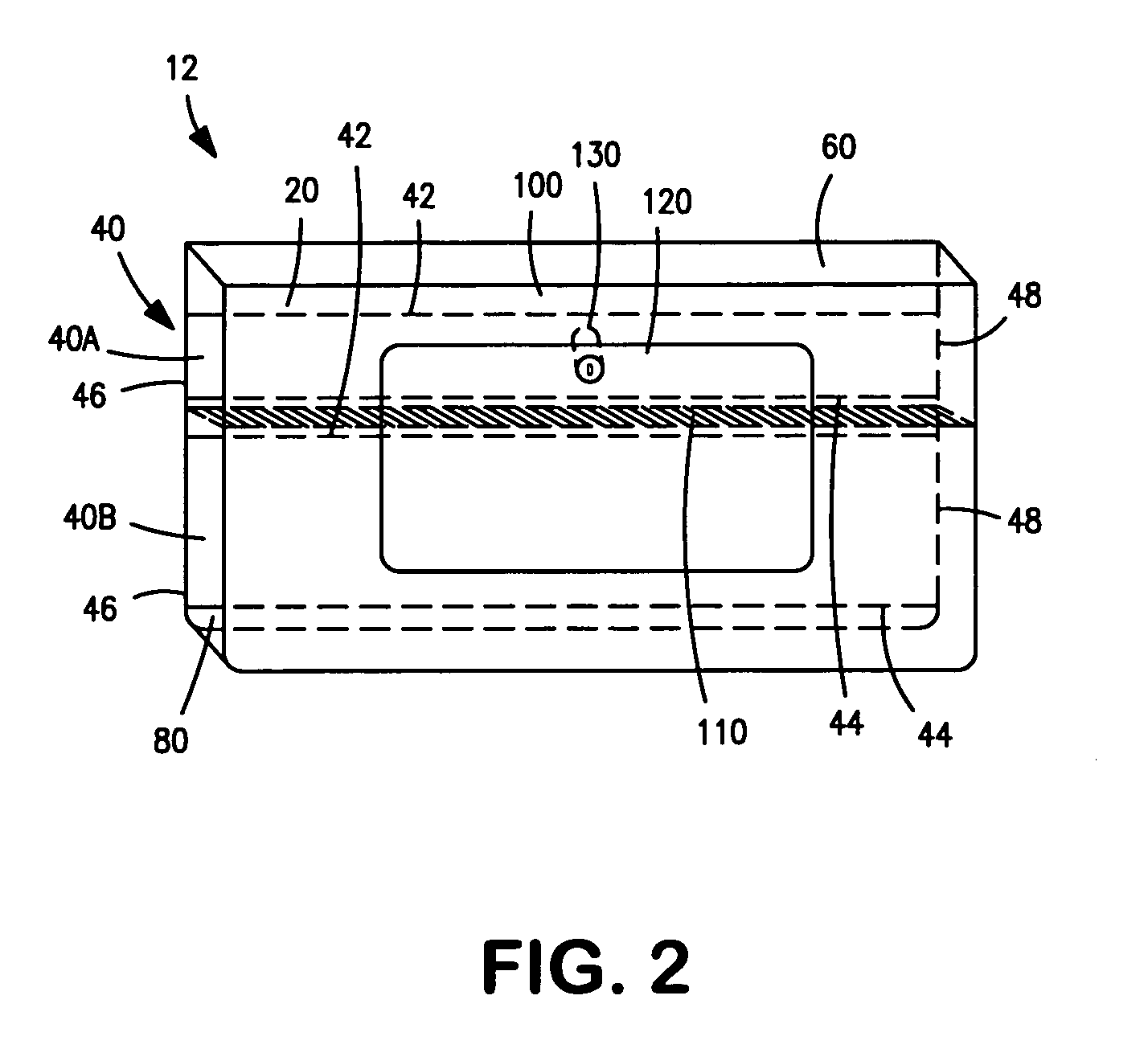 Medicine cabinet and associated sub-assembly