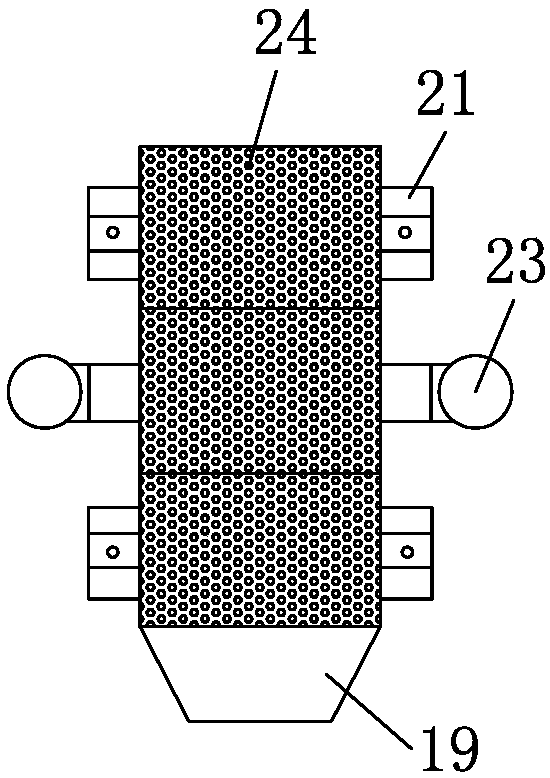 A waste glass recycling system