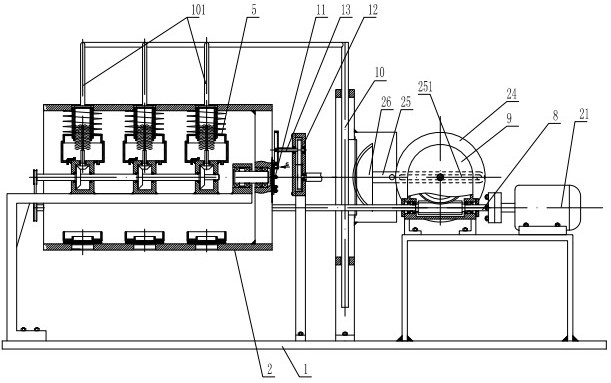 Pipe orifice inner wall cleaning machine