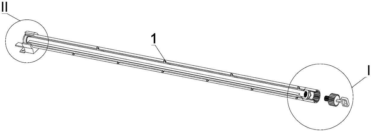 Spray rod-nozzle integrated spraying device and agricultural drone including the same