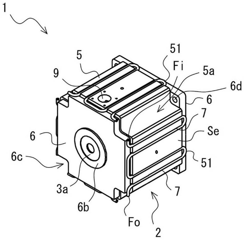 Actuator for mounting on injection molding machine, actuator cooling device, injection molding machine, and method for using actuator cooling device