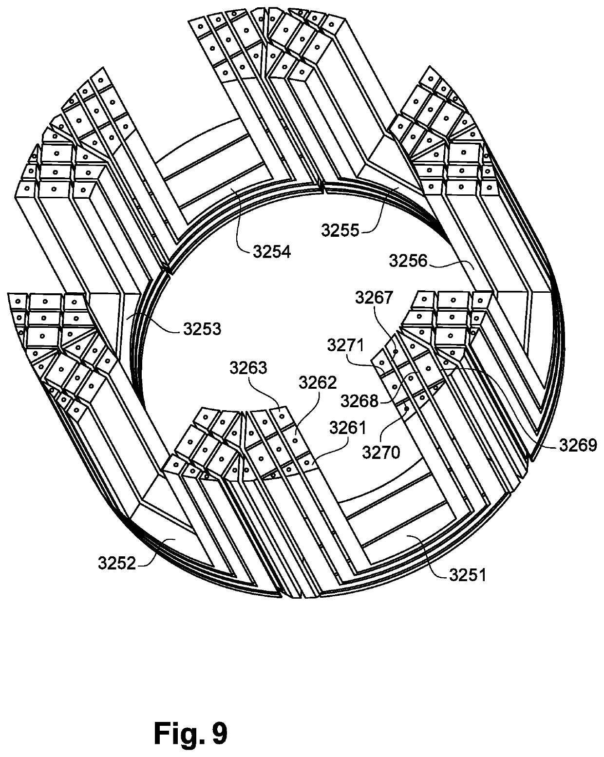 Electric Motor Stator Comprising Compact Windings and Method for Manufacturing Such a Stator