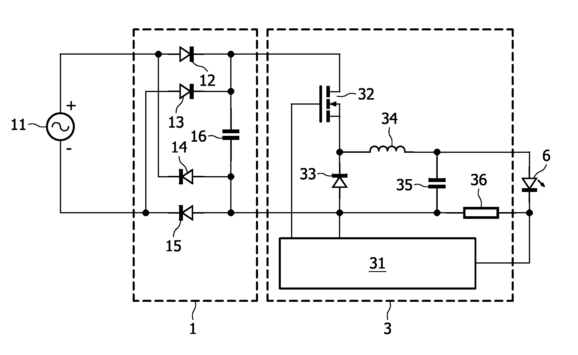 Supplying a signal to a light source