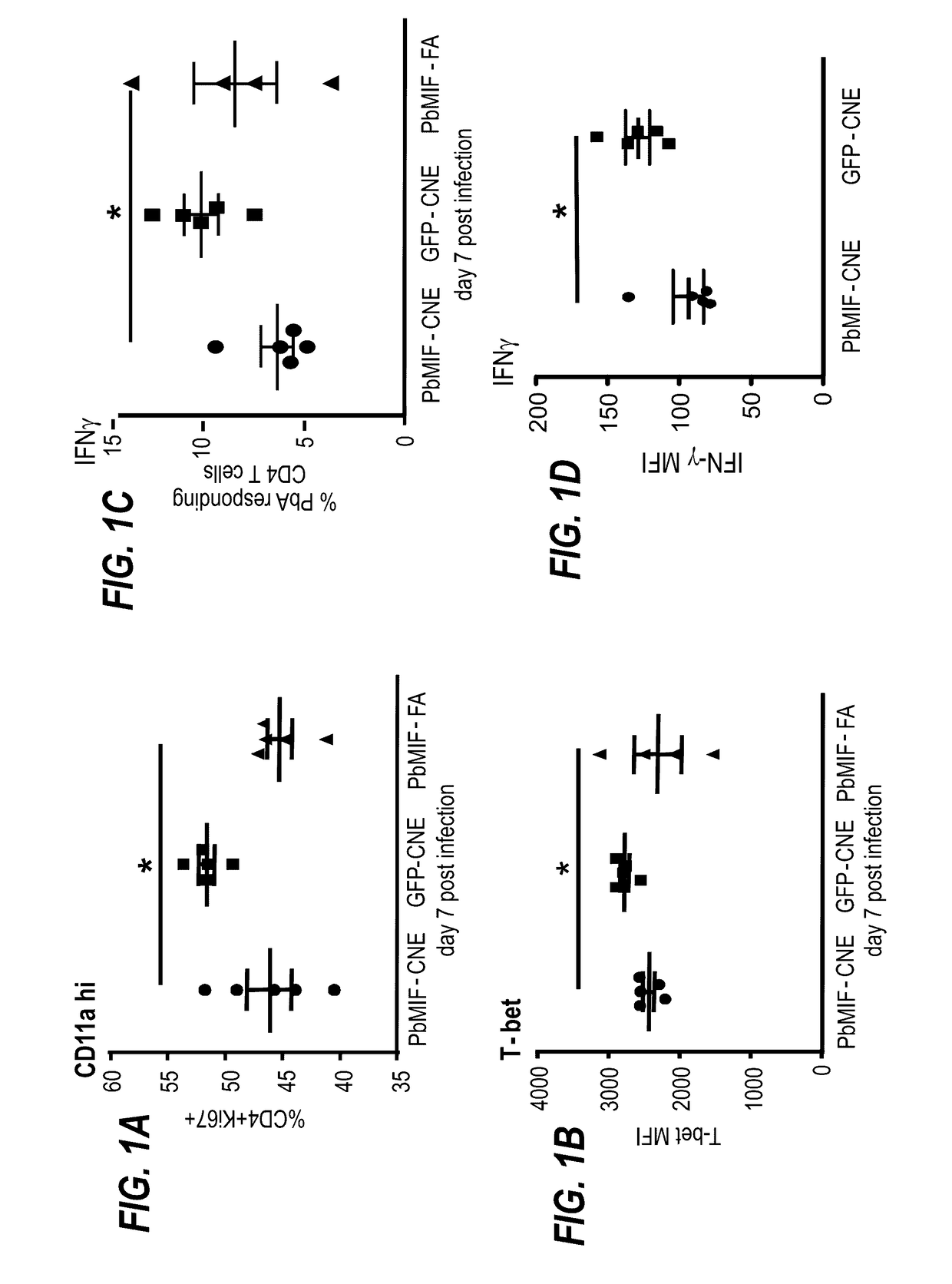 Uses of parasite macrophage migration inhibitory factors