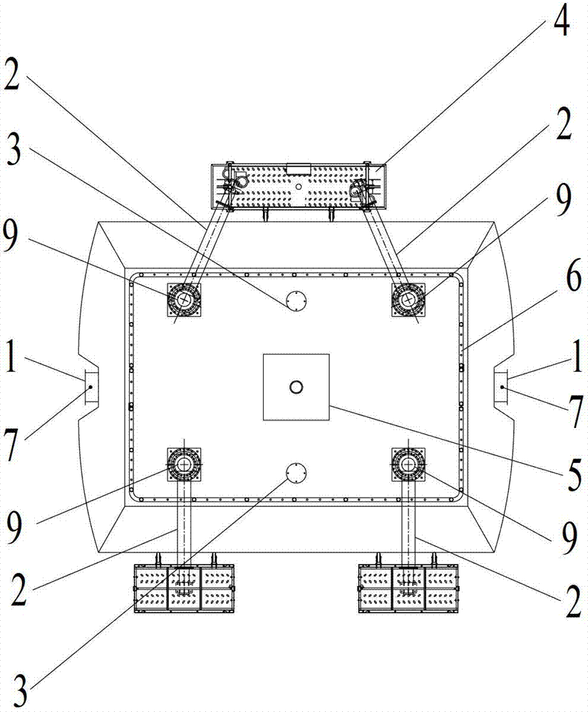 Maintenance system of cable-stayed bridge solid pylon and application of maintenance system