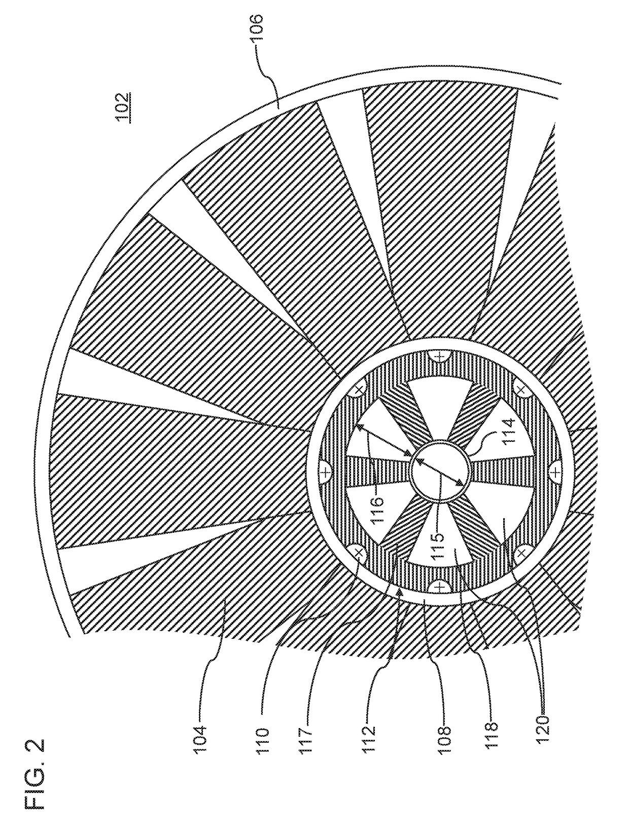 Axial fan wheel