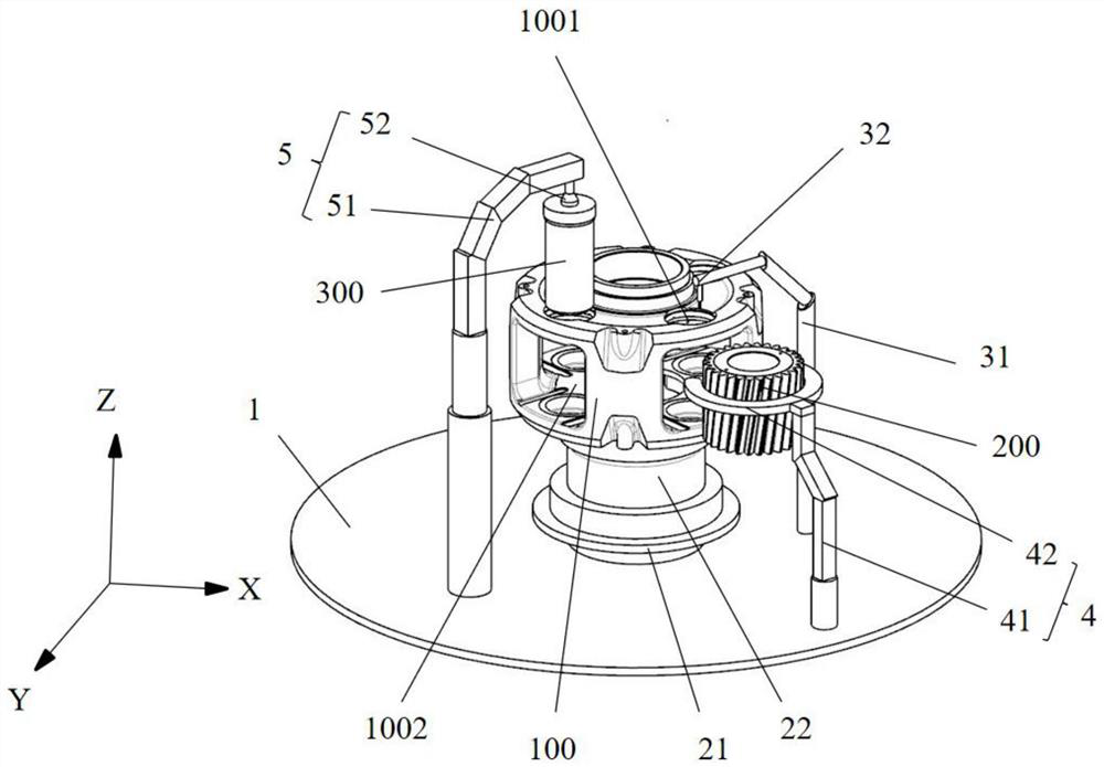 Assembly mold and assembly method of planetary gear