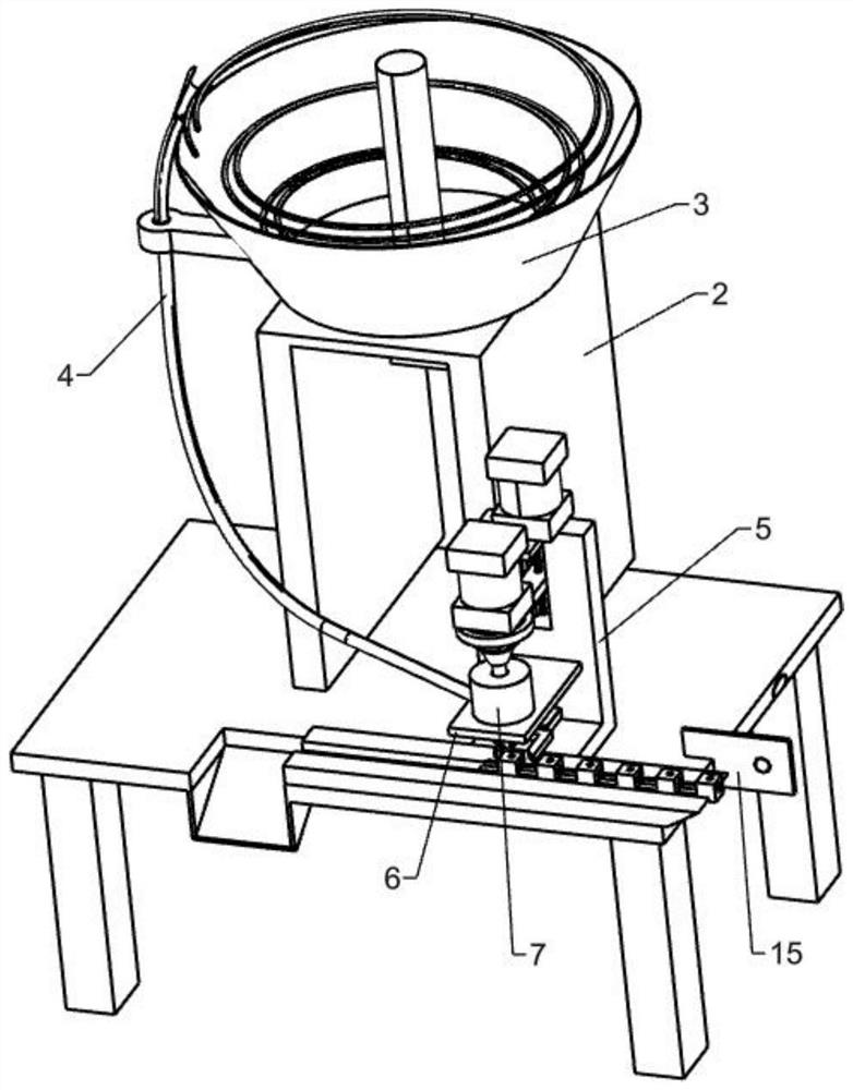 Terminal positioning screw assembling device