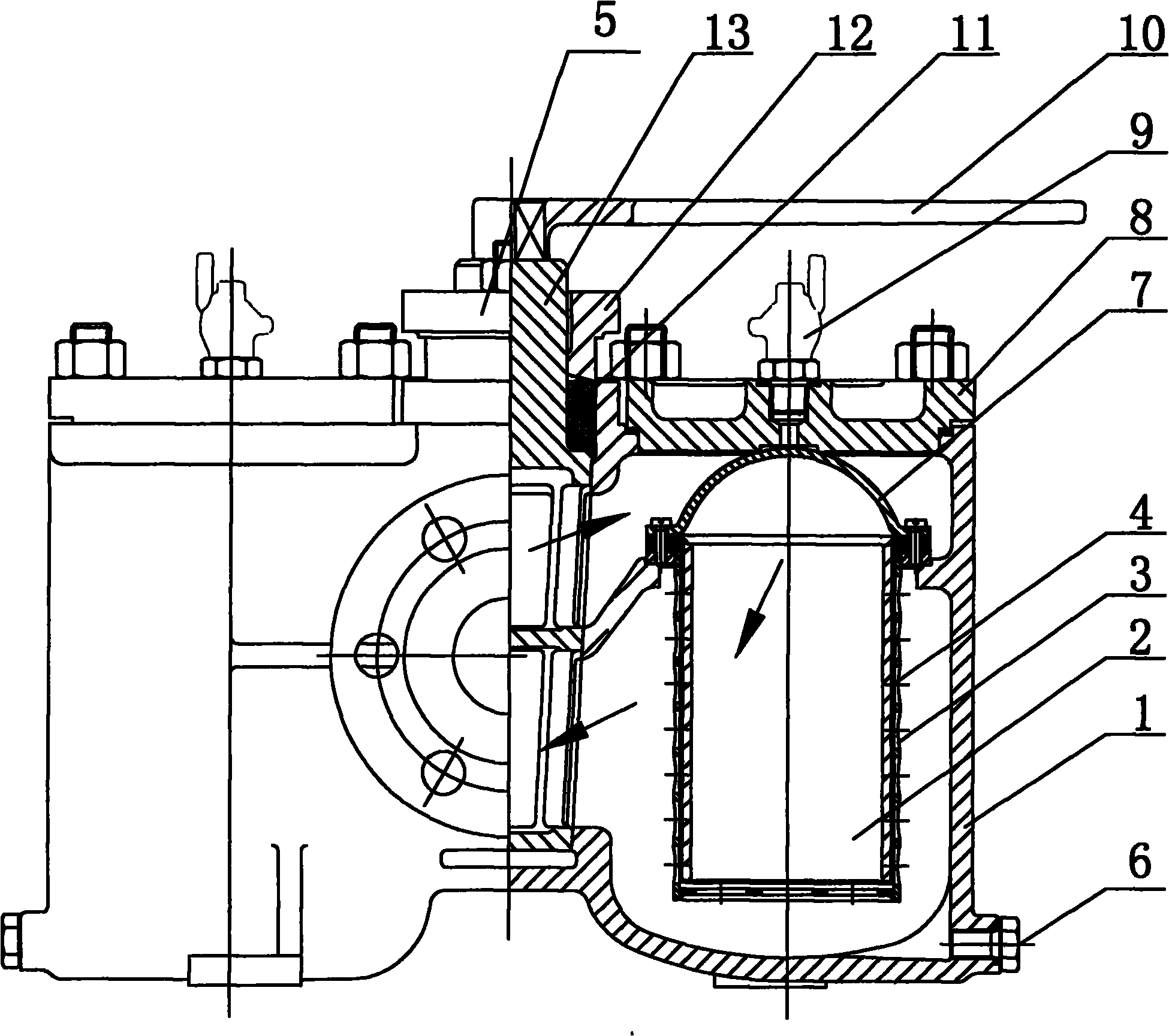 Duplex fuel/lubricating oil filter