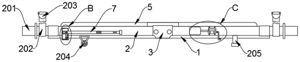 Portable stretcher for obstetrical department