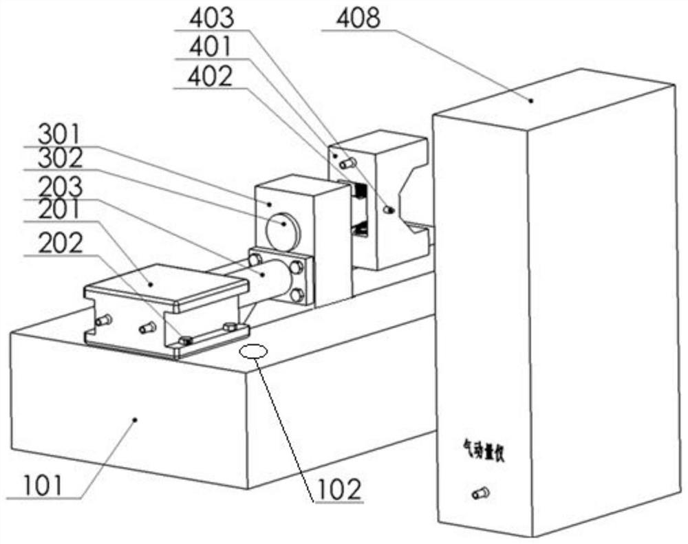 A camshaft outer diameter self-adaptive measuring device and its measuring method