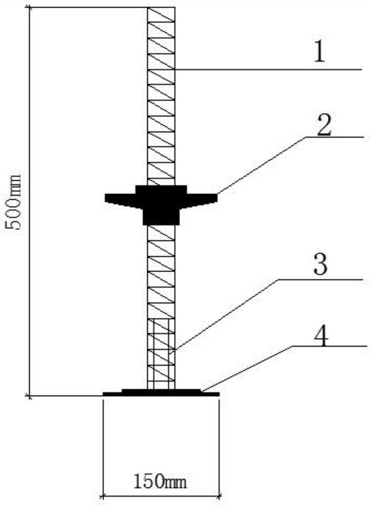 Reverse landing conversion construction method for profile steel cantilever scaffold