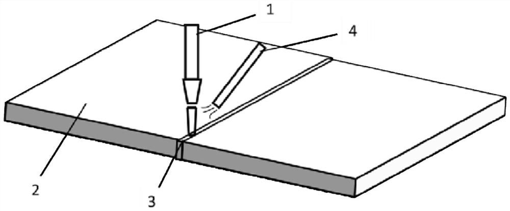 TWIP steel laser welding method based on high-entropy alloy intermediate layer