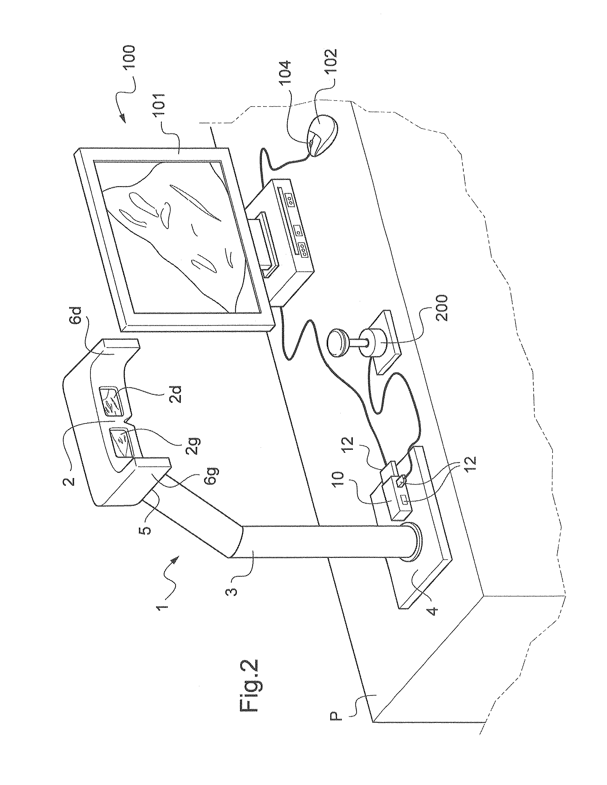 Device for viewing a digital image