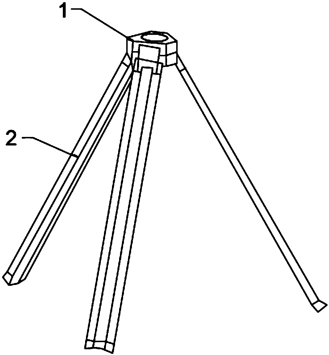 Unrestricted auxiliary nursery stock fixing frame