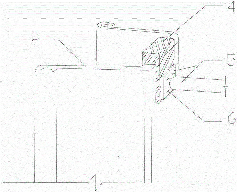 Supporting structure with two rows of steel sheet piles and construction method of supporting structure