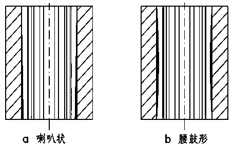 Spline broach with broaching stress release area and correction area