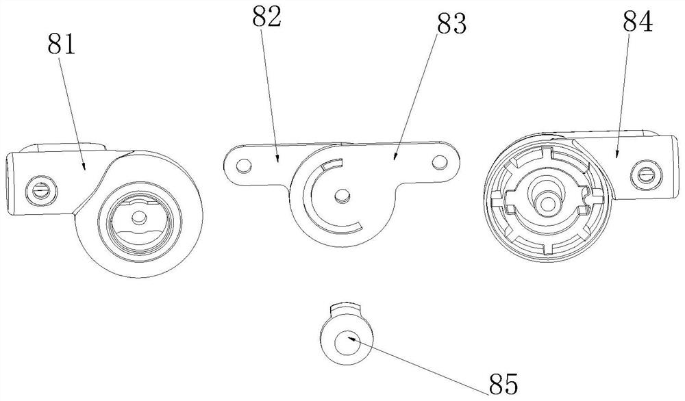 Folding baby crib with double-locking function