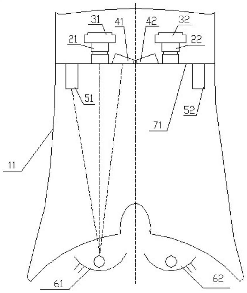 A binocular iris image acquisition device and method