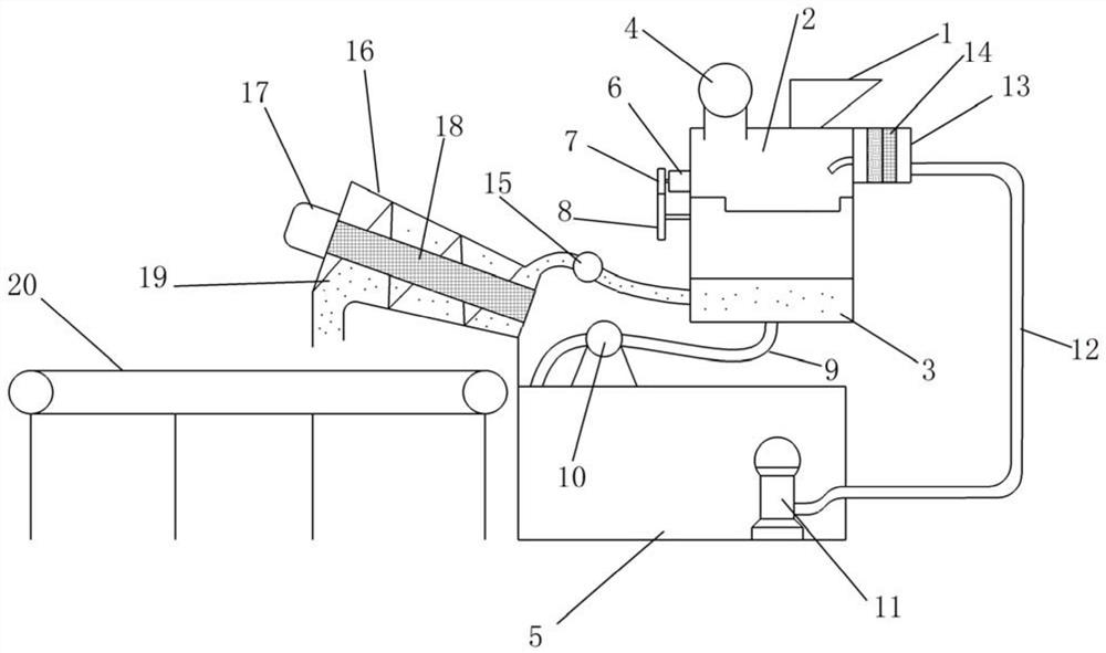 Device and method for removing grease from wax gourd seeds