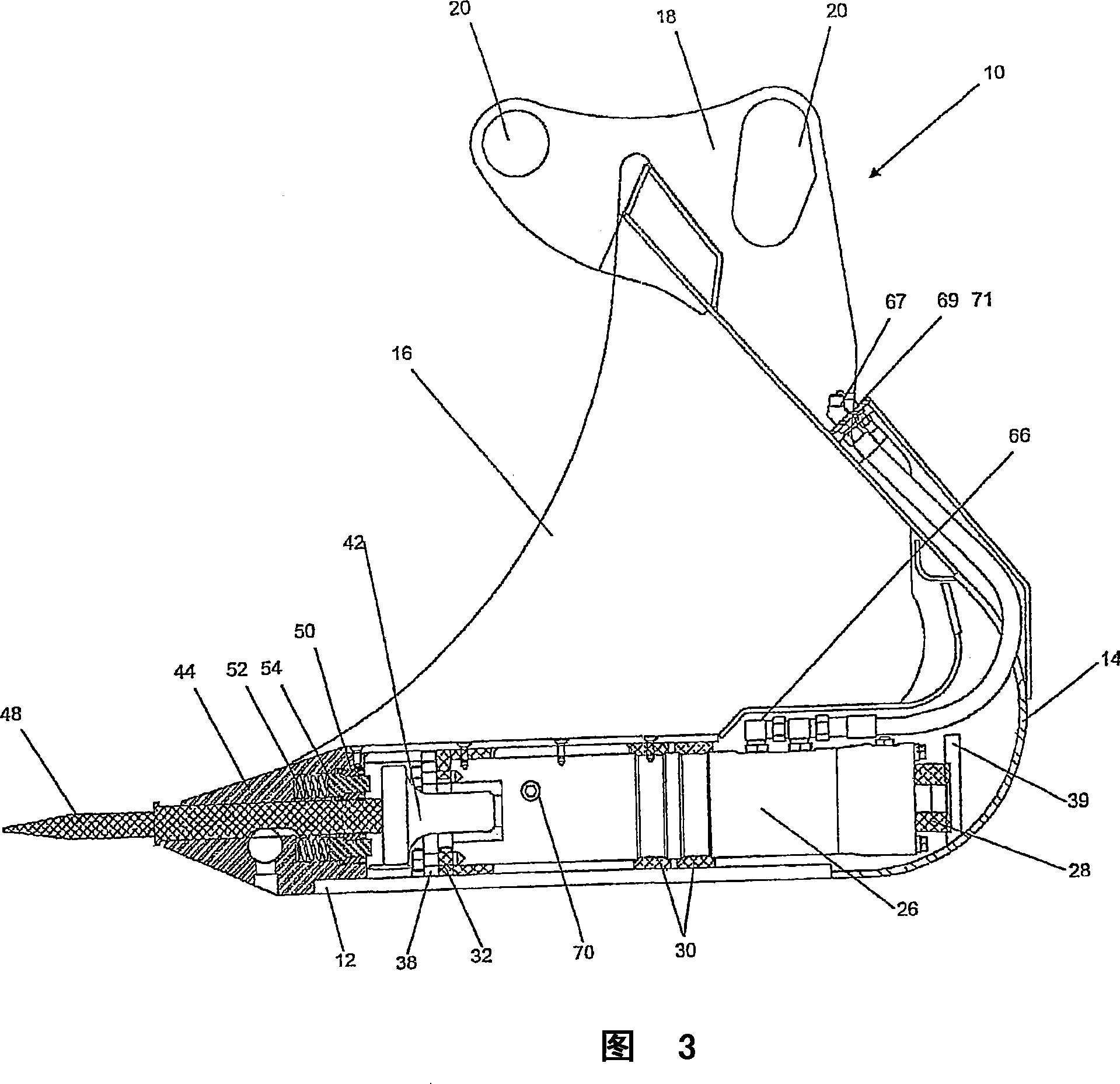 Hydraulically actuated impact apparatus