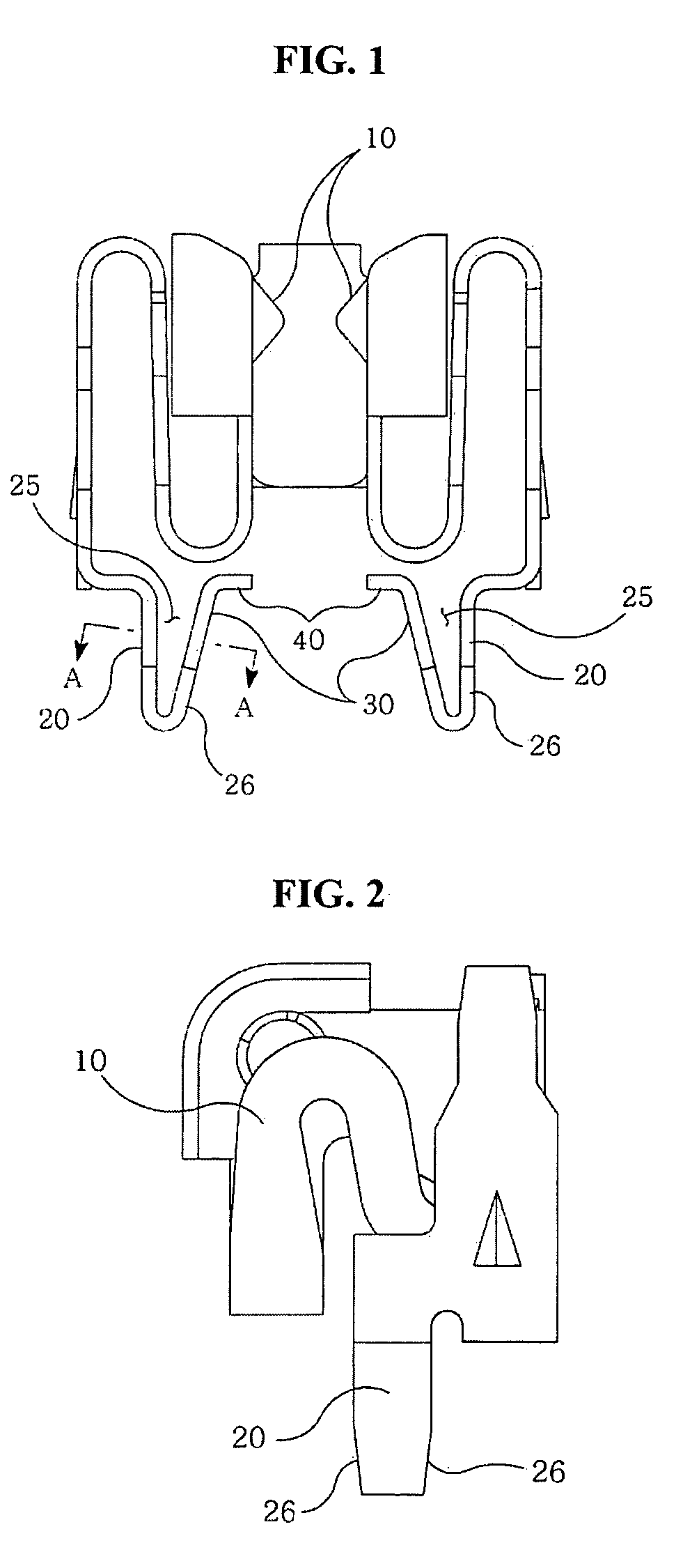 Receptacle connector for a battery in the mobile electric device