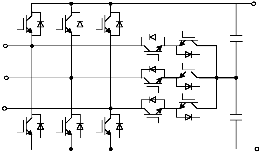 Long-distance medium-voltage direct current power transmission system for coal mine